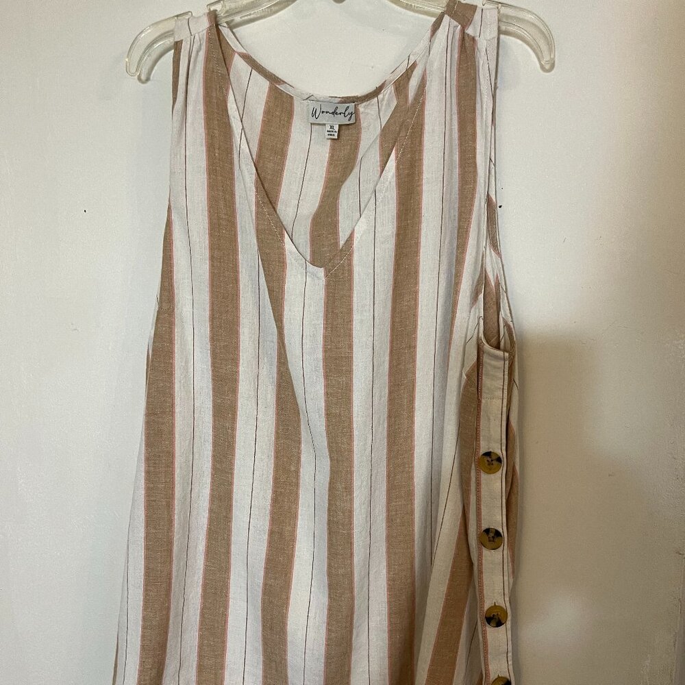 Wonderly Sleeveless Top NWOT